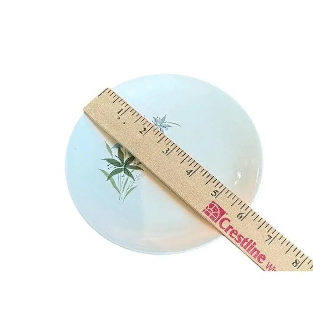 Tiger Lily Floral Bread Butter Plates (3) ~ 7.5” VTG Sabin China (unmarked) READ